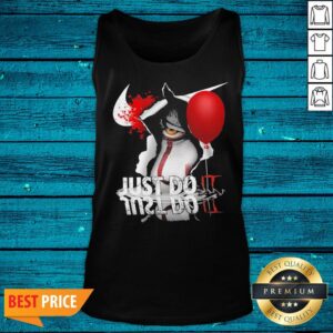 Alternative view of Lovely Pennywise Just Do It Water Reflection American Flag Shirt