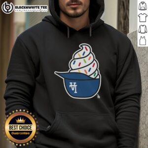Alternative view of Pretty Los Angeles Dodgers Ice Cream T-Shirt