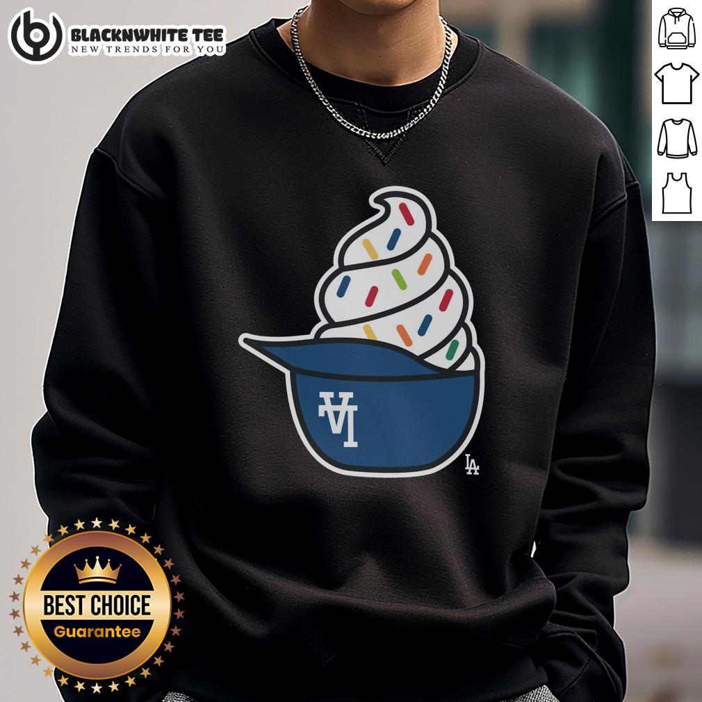 Pretty Los Angeles Dodgers Ice Cream T-Shirt - Image 5