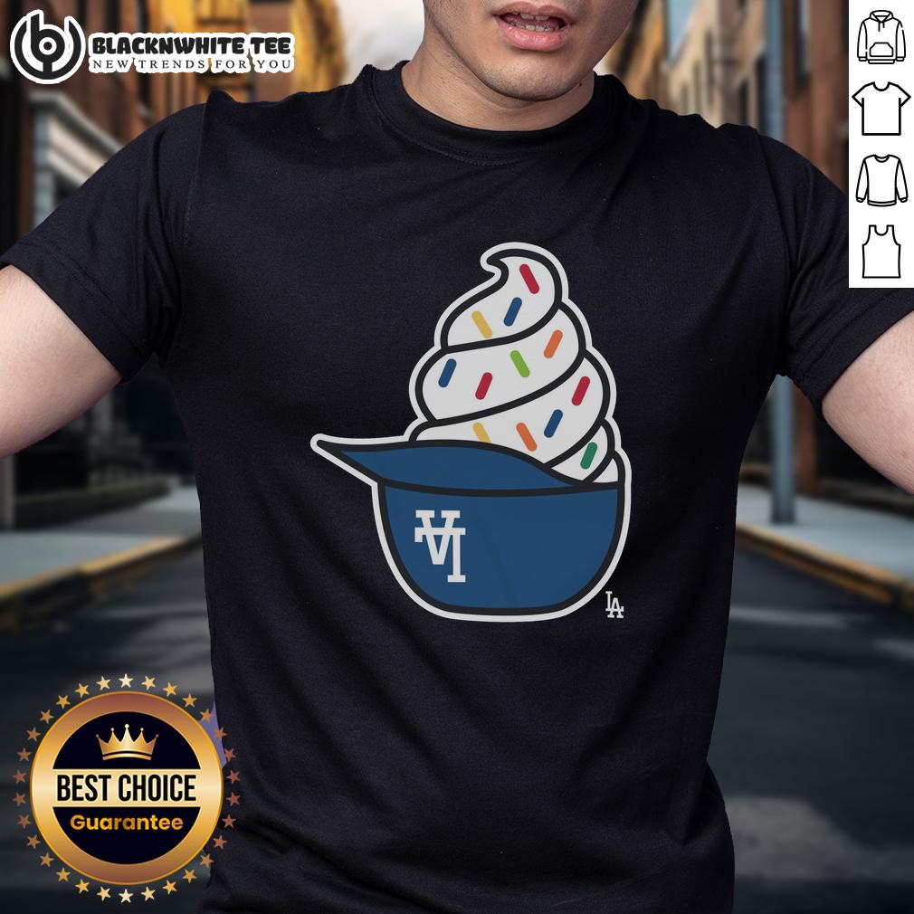Pretty Los Angeles Dodgers Ice Cream T-Shirt