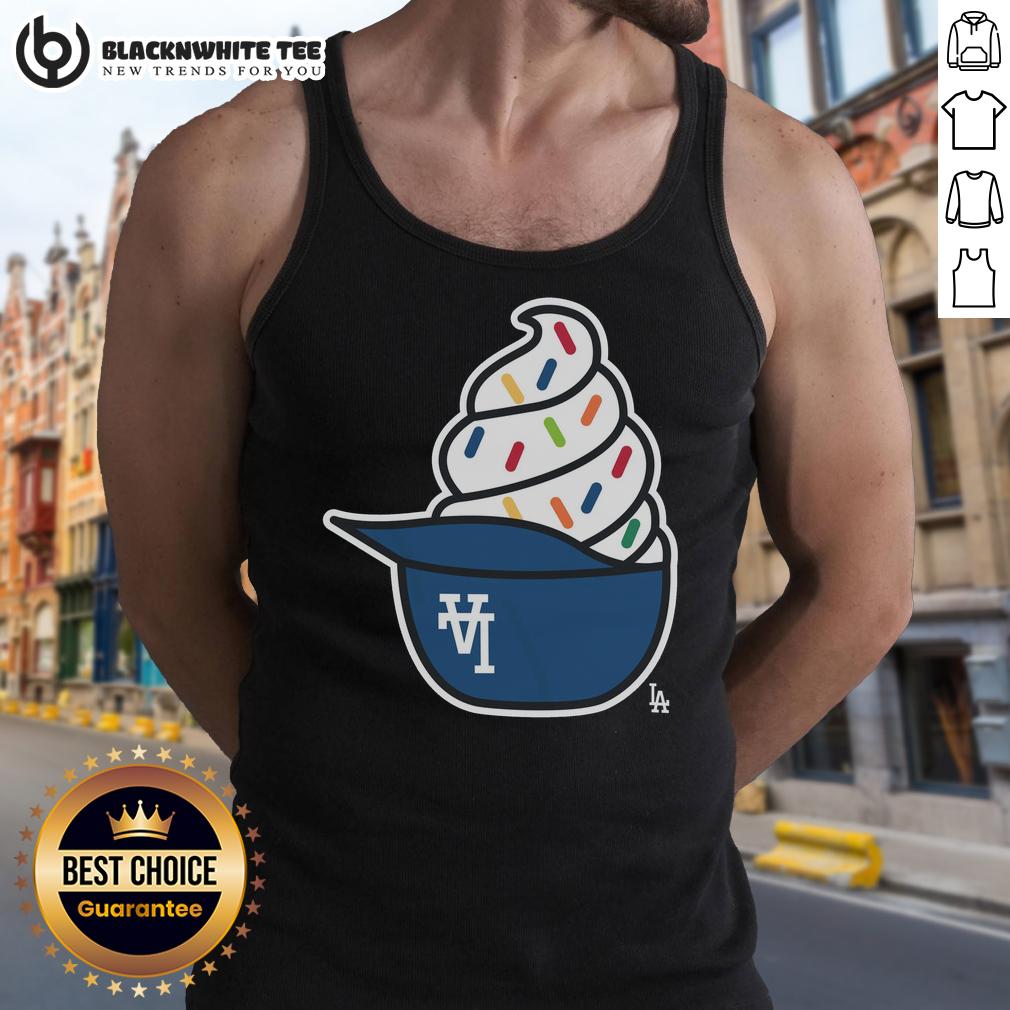 Pretty Los Angeles Dodgers Ice Cream T-Shirt - Image 4
