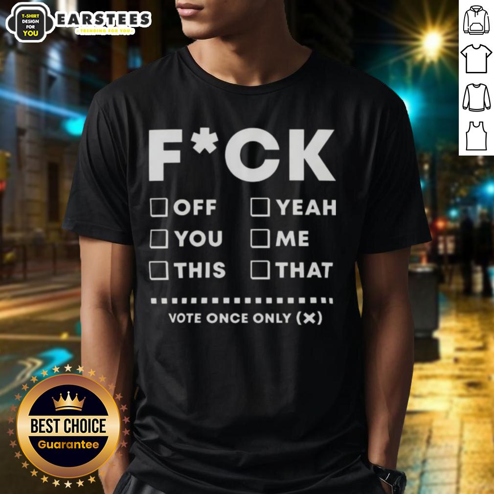 Good Fck Checklist Funny Adult Humor T-Shirt