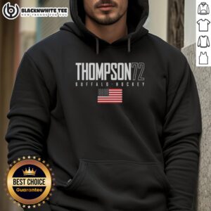 Alternative view of Good Tage Thompson 72 Buffalo Sabres USA Flag Elite T-Shirt
