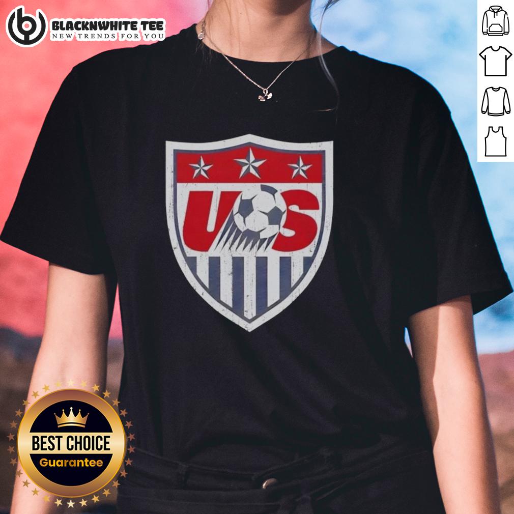 Good U.S. Soccer Retro Emblem Logo T-Shirt - Image 3