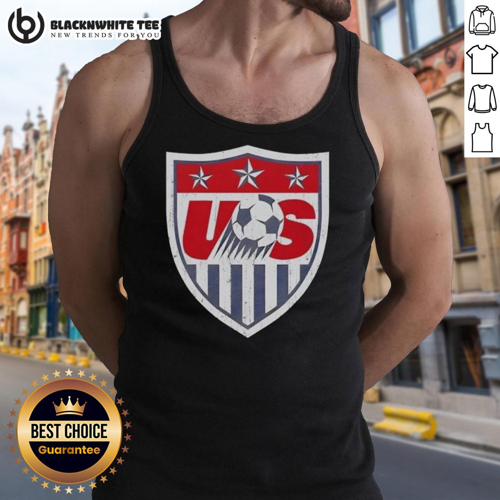 Good U.S. Soccer Retro Emblem Logo T-Shirt - Image 4