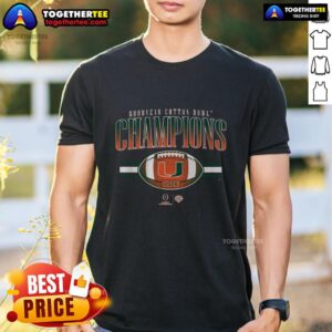 Official Miami Football CFP Cotton Bowl Champions T-Shirt