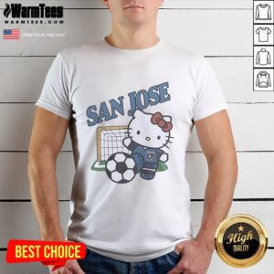 Official San Jose Earthquakes Fc X Hello Kitty T-Shirt