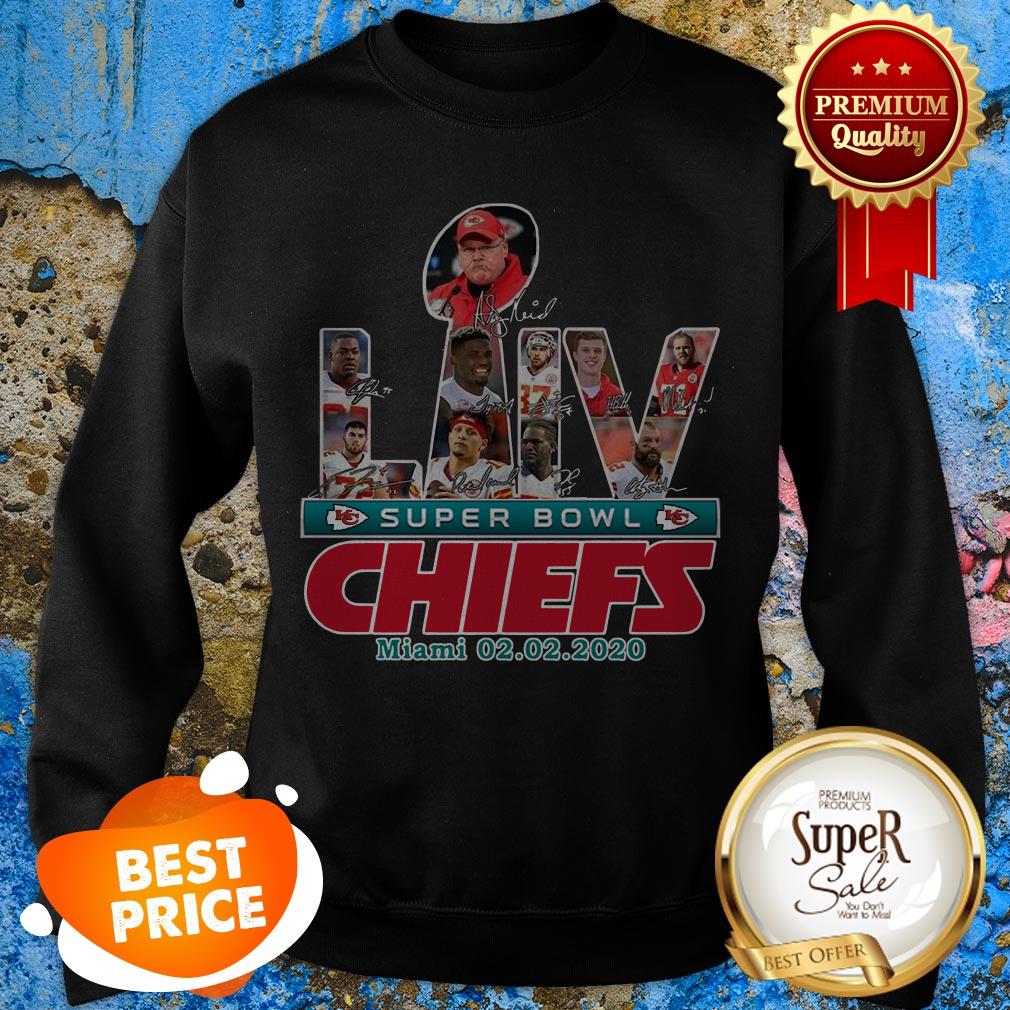 Kansas City Chiefs LIV Super Bowl Chiefs Miami 20.02.2020 Shirt - Image 4