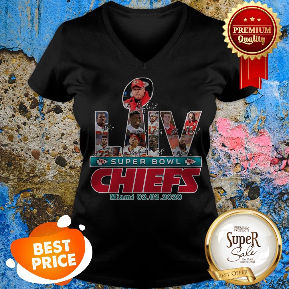 Kansas City Chiefs LIV Super Bowl Chiefs Miami 20.02.2020 Shirt - Image 2