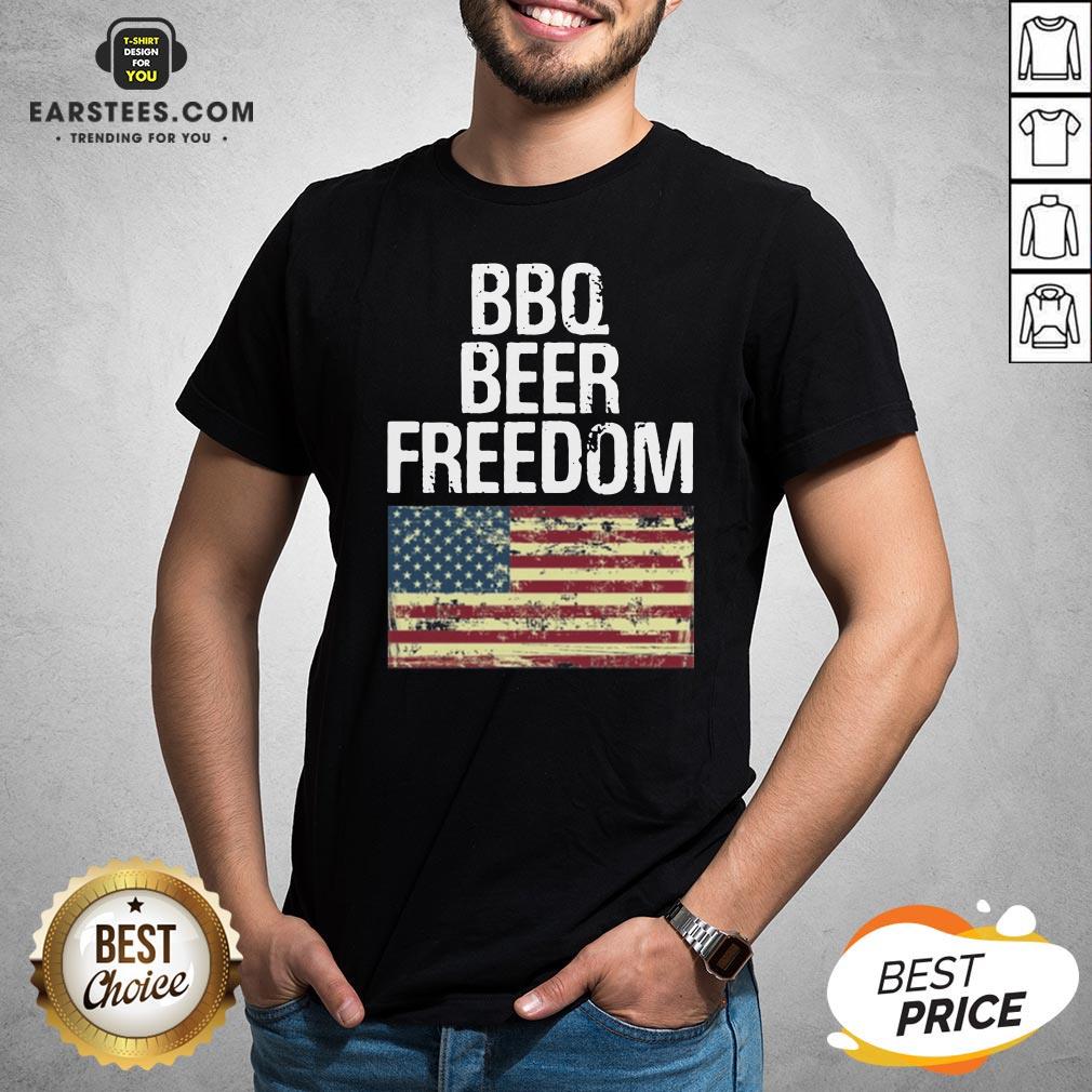 Nice Bbq Beer Freedom Shirt