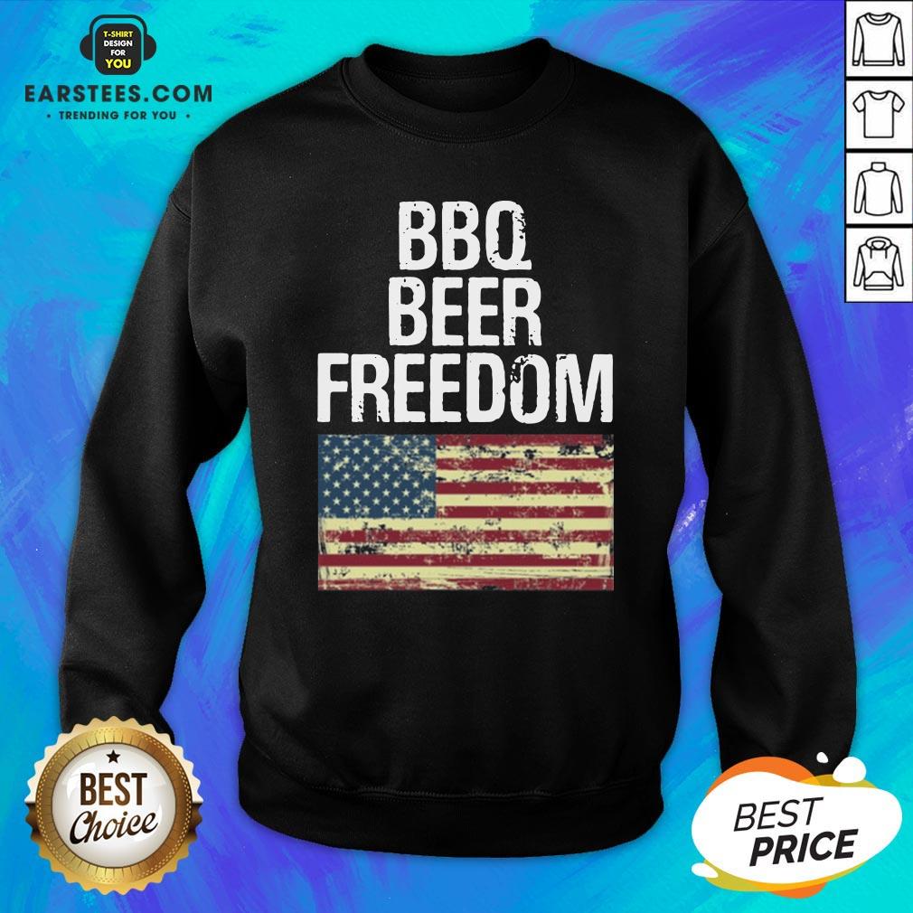 Nice Bbq Beer Freedom Shirt - Image 4
