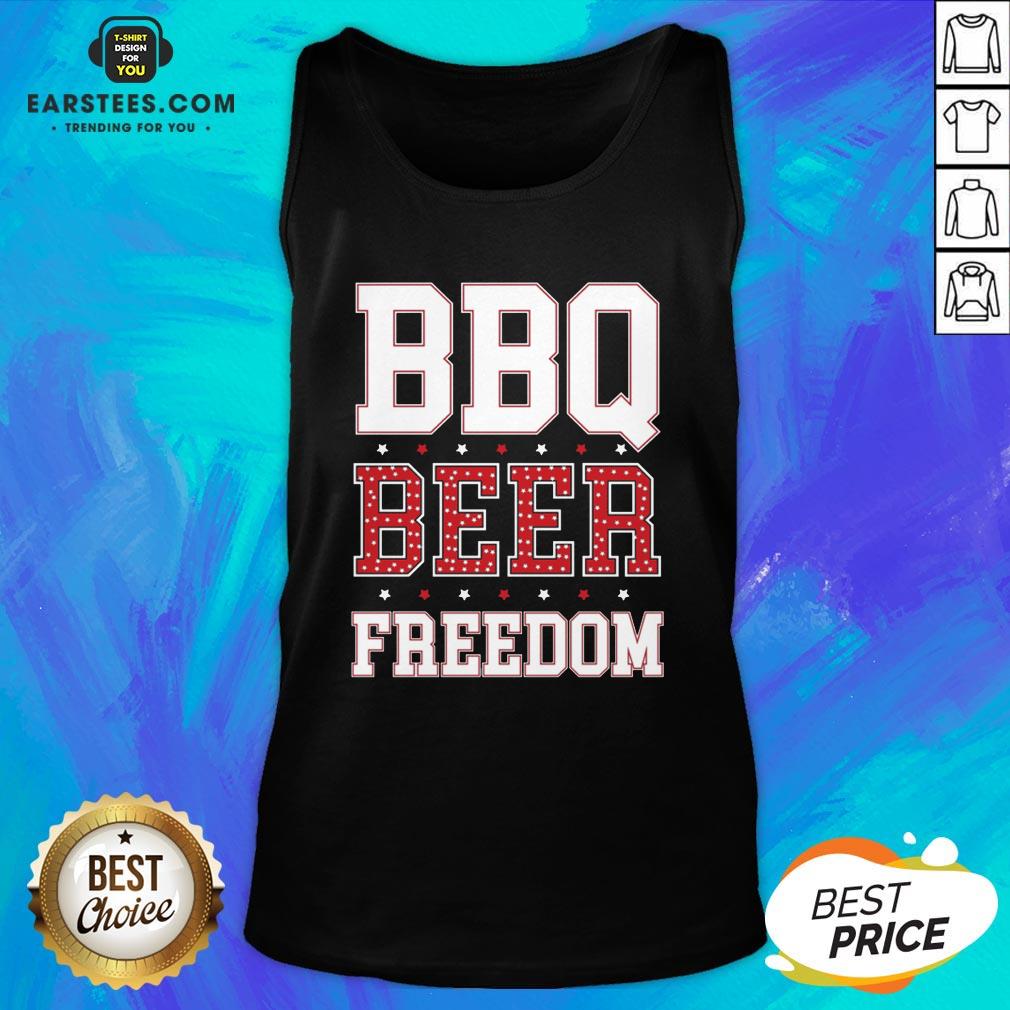 Official BBQ Beer And Freedom Us 2020 Shirt - Image 3