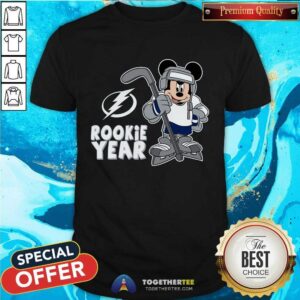 Top Tampa Bay Lightning Mickey Disney Rookie Year T-Shirt