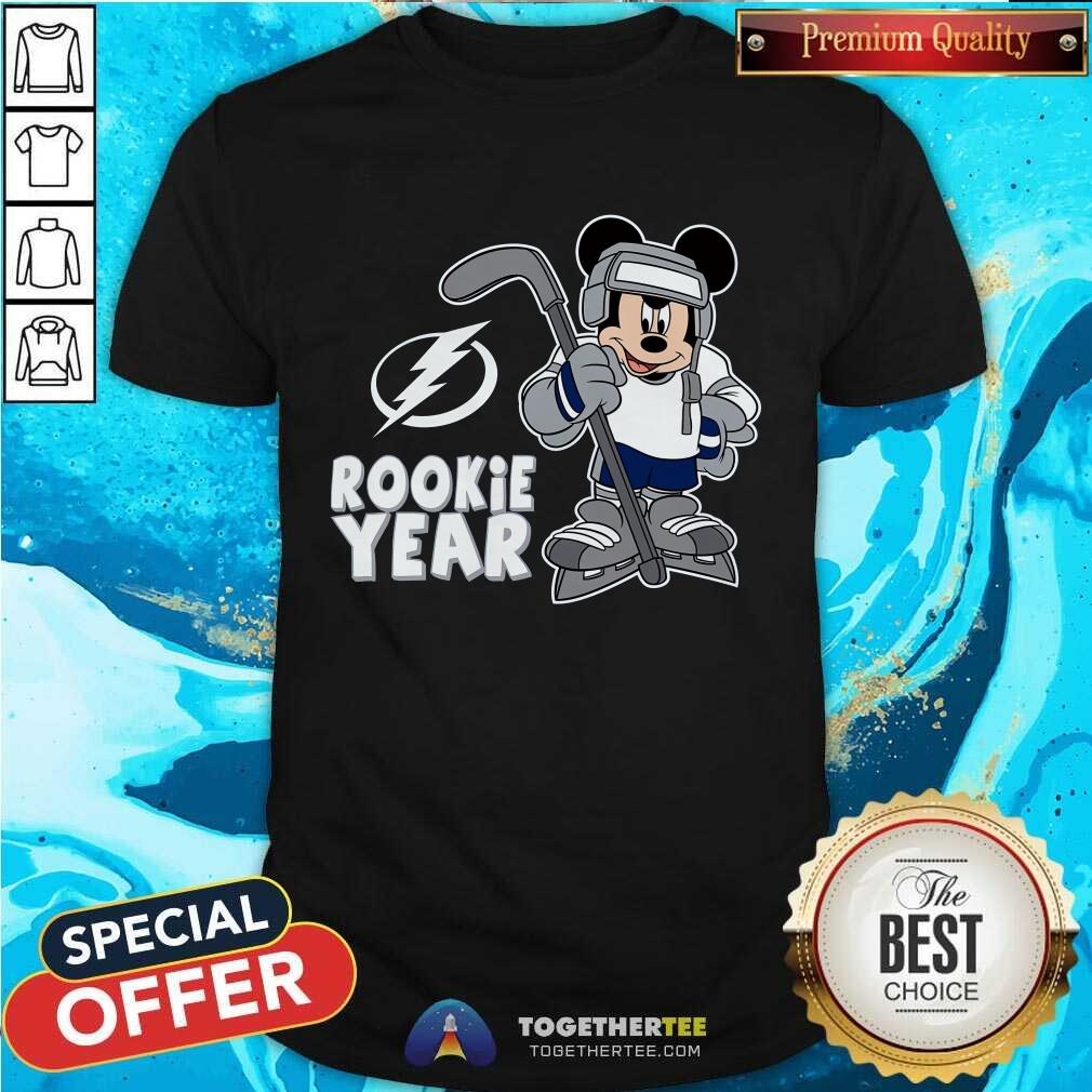 Top Tampa Bay Lightning Mickey Disney Rookie Year T-Shirt