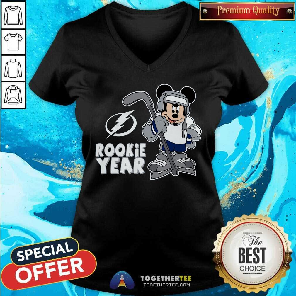 Top Tampa Bay Lightning Mickey Disney Rookie Year T-Shirt - Image 3
