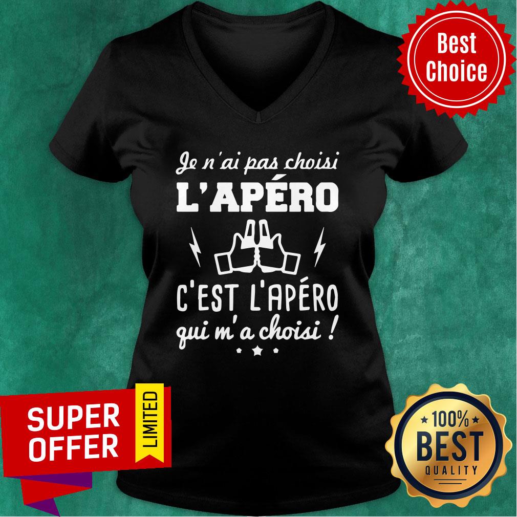 Je N'ai Pas Choisi L'apero C'est L'apero Gui M'a Choisi Shirt - Image 2