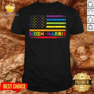 Premium LGBT Joe Biden Kamala Harris 2020 Rainbow Gay Pride Shirt