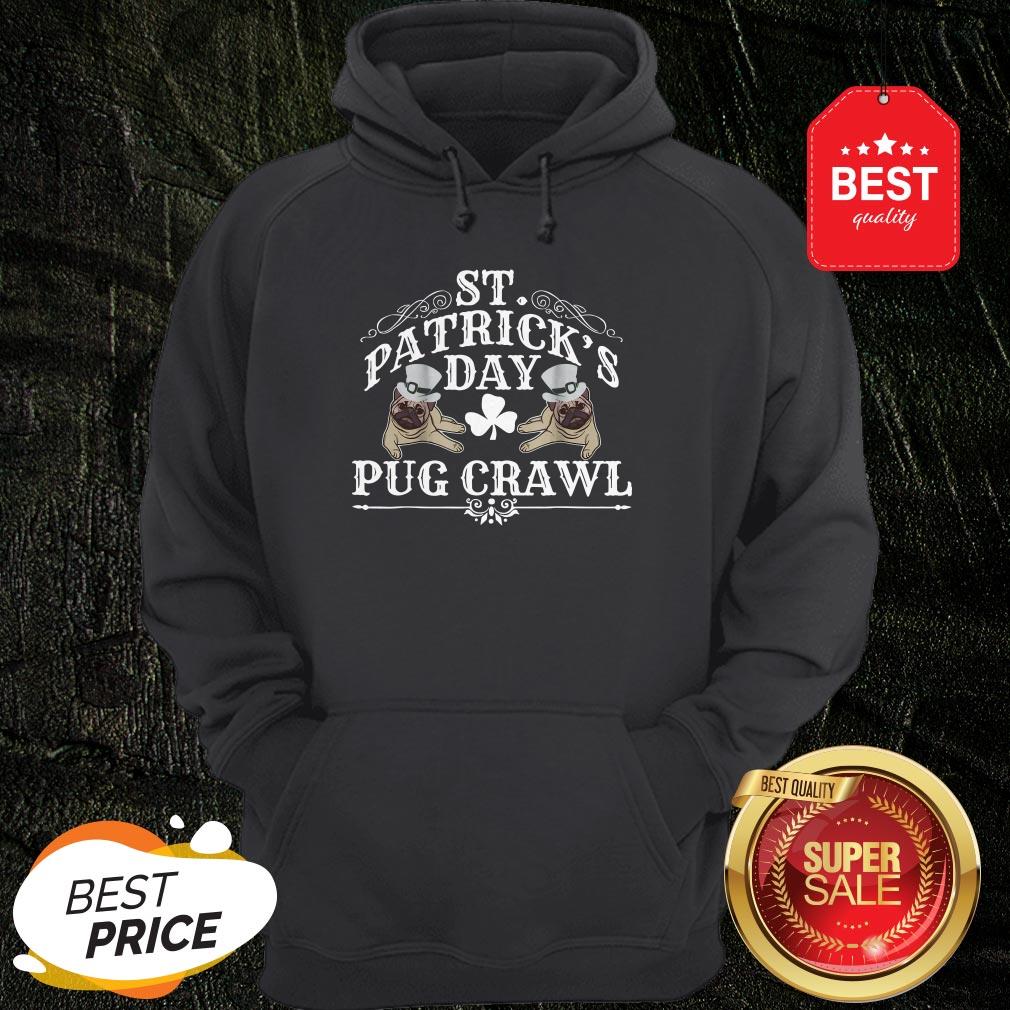 Nice St Patrick’s Day Dog Pug Crawl For Dog Lovers Shirt - Image 5