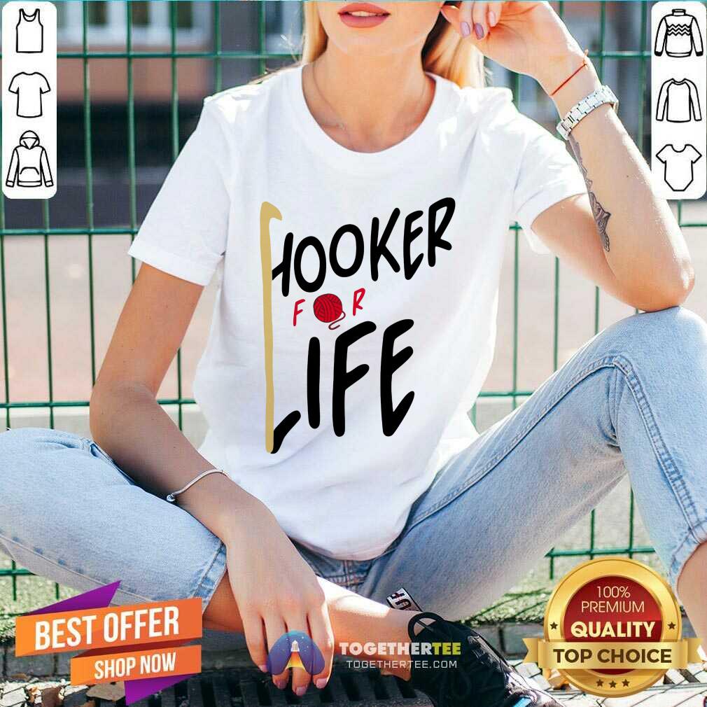 Hooker For Life Crochets Shirt - Image 3