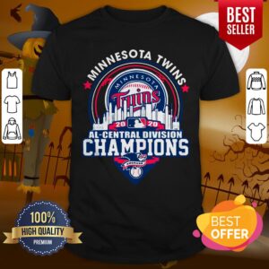 Top Minnesota Twins 2020 Al Central Division Champions American Shirt