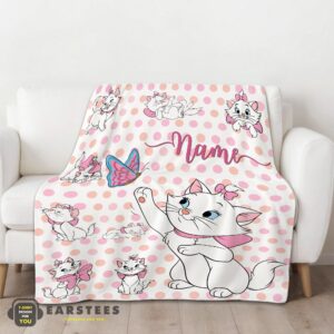 Alternative view of Good Cute Marie Cat Blanket Fleece Customized Blanket