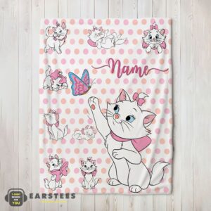 Good Cute Marie Cat Blanket Fleece Customized Blanket
