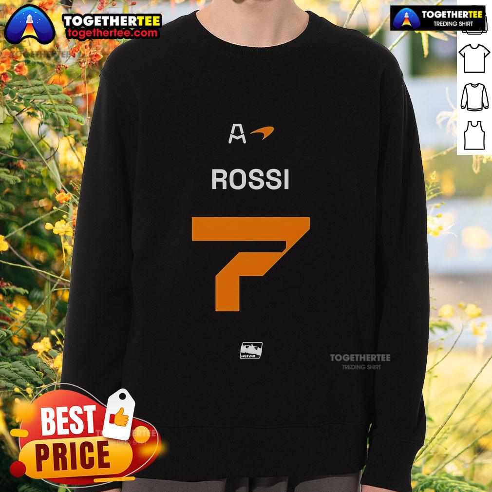 Top Alexander Rossi Arrow McLaren Indycar T-Shirt - Image 5