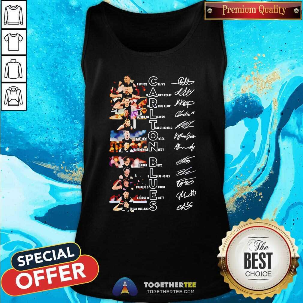 Premium 2024 Carlton Blues Signature T-Shirt - Image 4