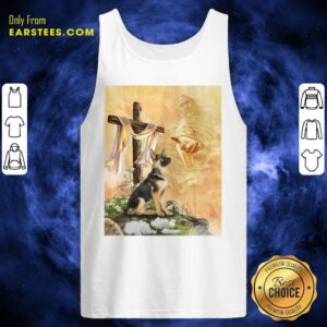 Alternative view of Top German Shepherd God Hand Shirt