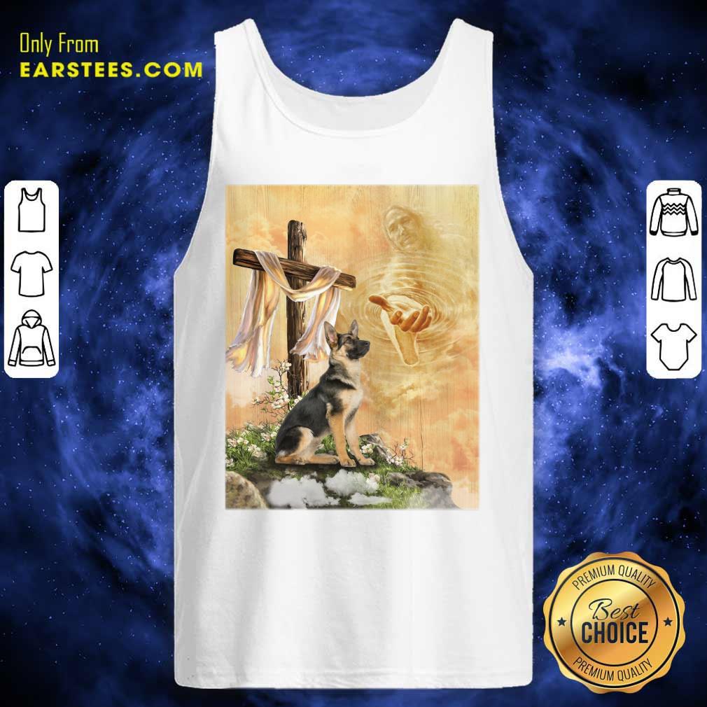 Top German Shepherd God Hand Shirt - Image 2