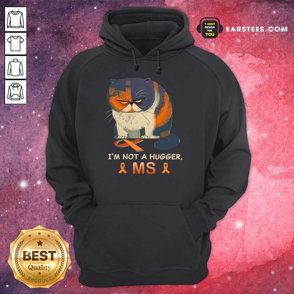 Top I'm Not A Hugger MS Cat Shirt - Image 4