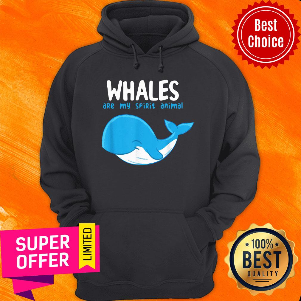 Premium Whales Are My Spirit Animals Whale Shirt - Image 2
