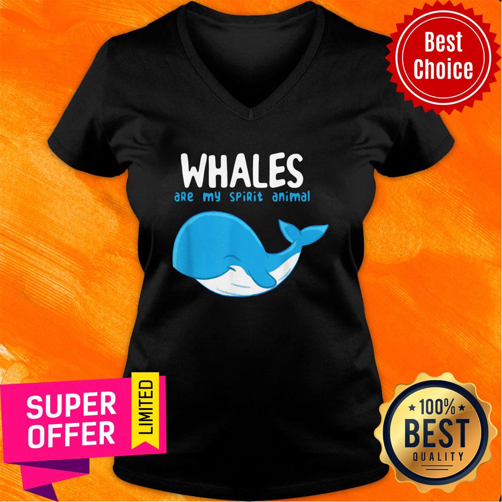 Premium Whales Are My Spirit Animals Whale Shirt - Image 3