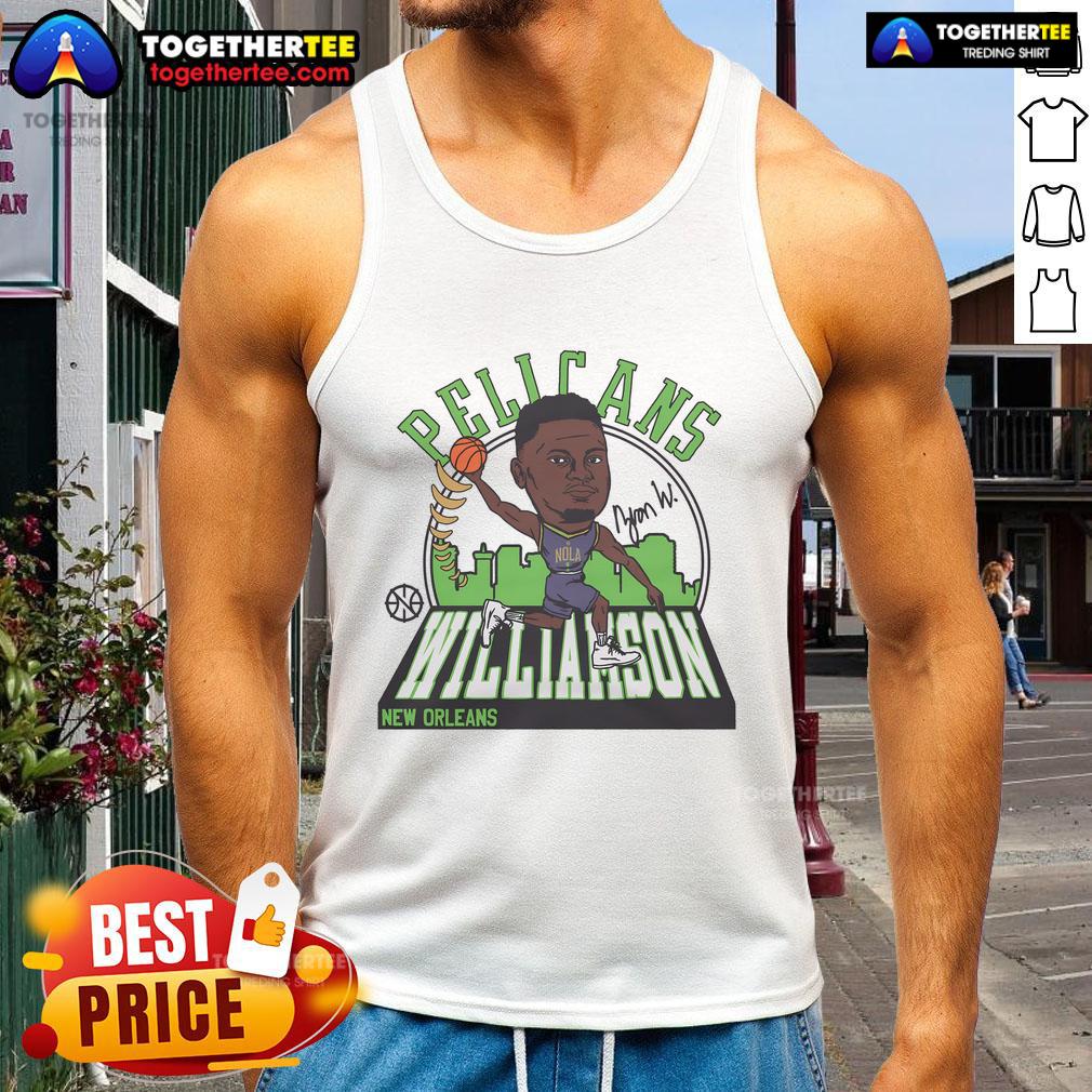 Official Pelicans Zion Williamson Signature T-Shirt - Image 4