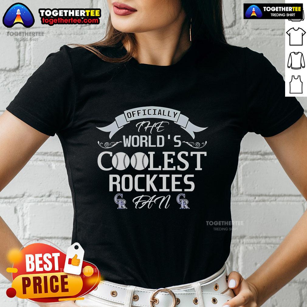 Official The World's Coolest Colorado Rockies Fan T-Shirt - Image 3