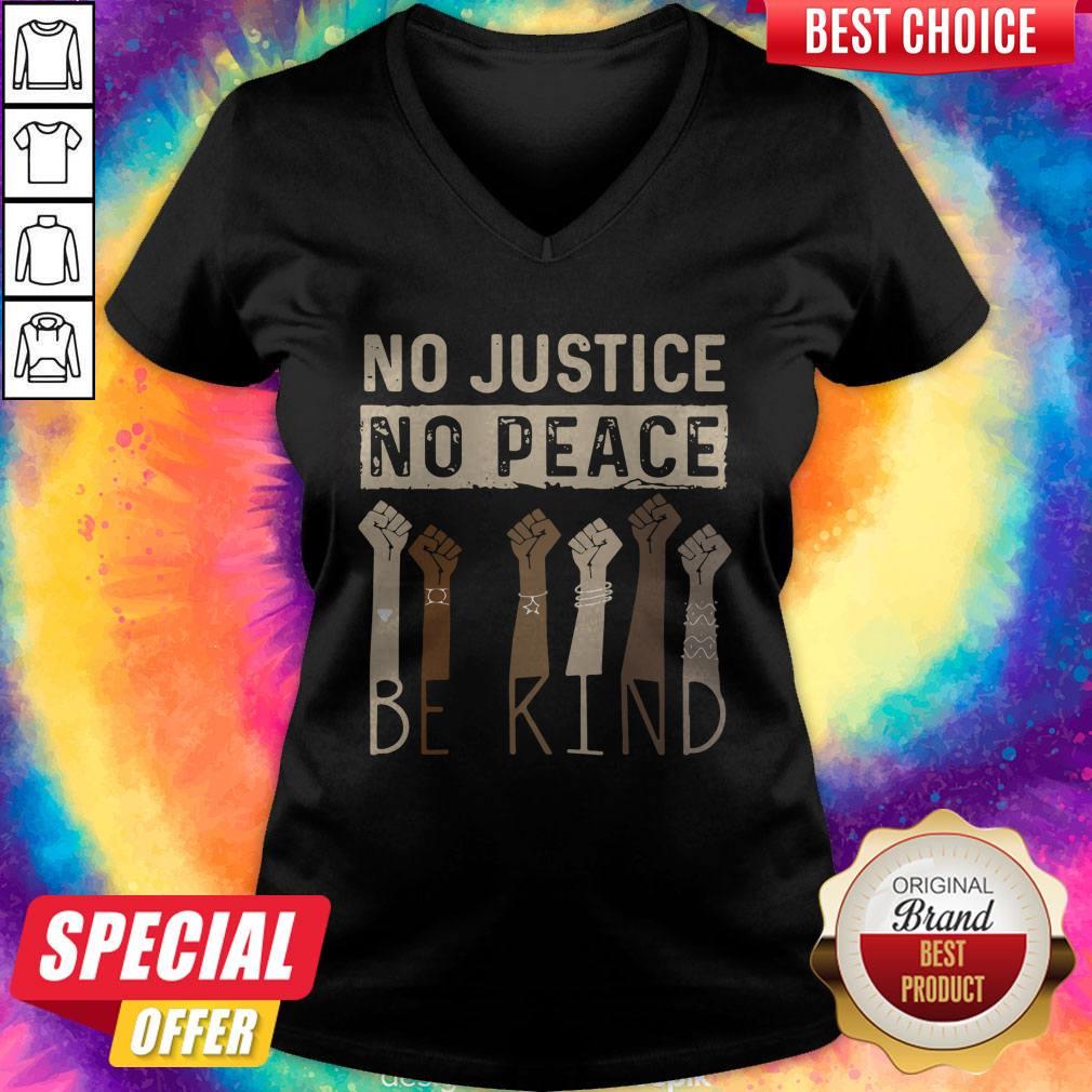 Awesome No Justice No Peace Be Kind Shirt - Image 2
