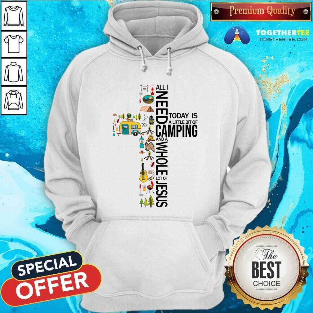 Camping And Whole Lot Of Jesus Shirt - Image 5