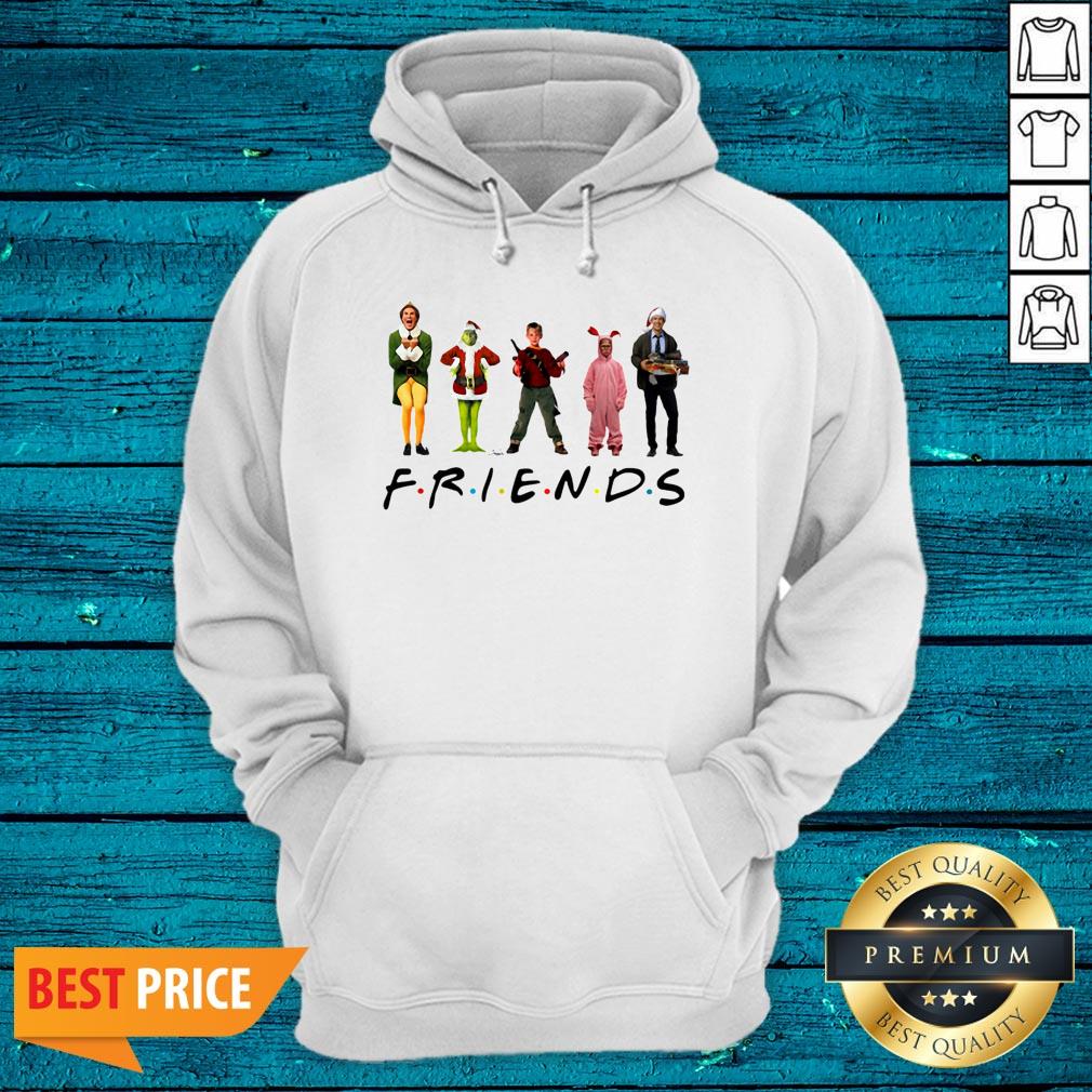 Hot Ralphie Brooke Nieter Elf Chevy Chase Grinch Face Friends Christmas Shirt - Image 3