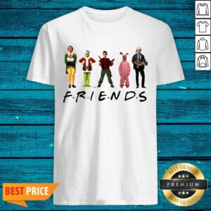 Hot Ralphie Brooke Nieter Elf Chevy Chase Grinch Face Friends Christmas Shirt