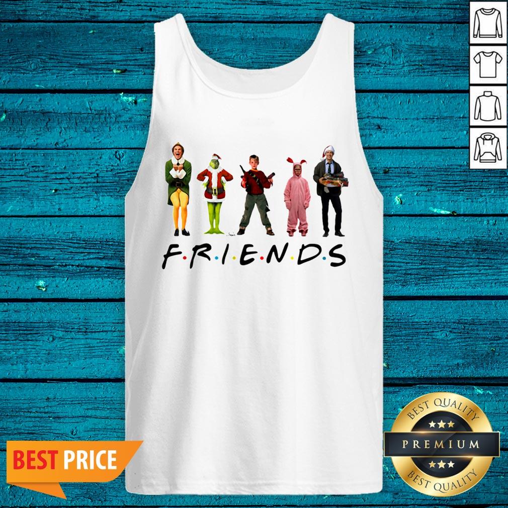 Hot Ralphie Brooke Nieter Elf Chevy Chase Grinch Face Friends Christmas Shirt - Image 5