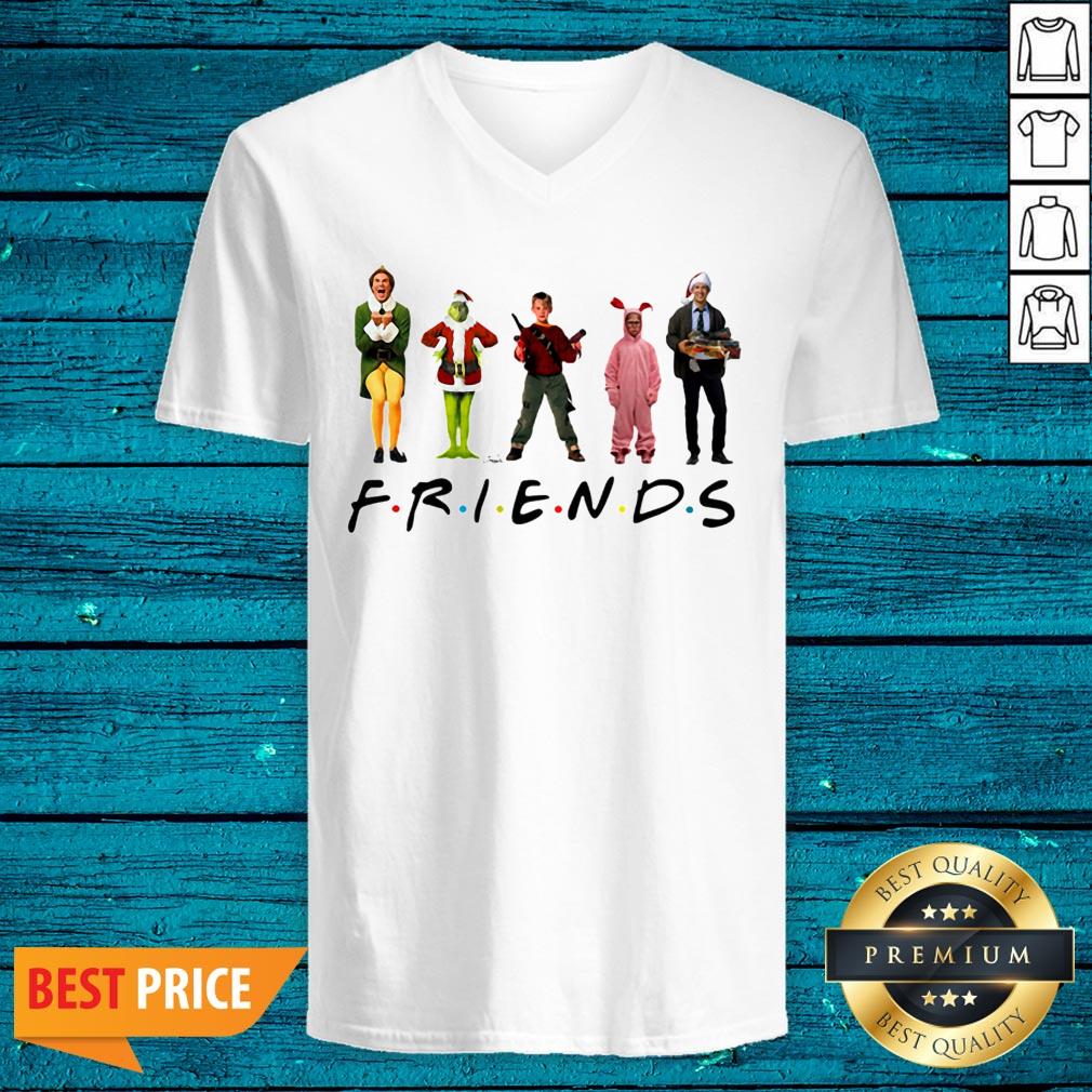 Hot Ralphie Brooke Nieter Elf Chevy Chase Grinch Face Friends Christmas Shirt - Image 4