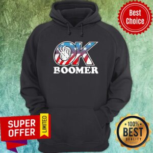 Alternative view of OK Boomer American Flag Shirt
