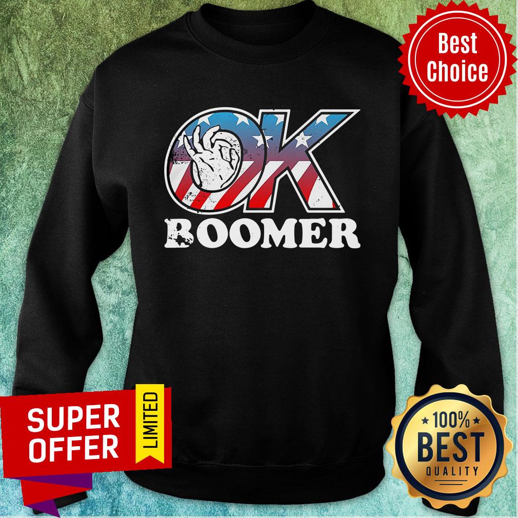 OK Boomer American Flag Shirt - Image 5