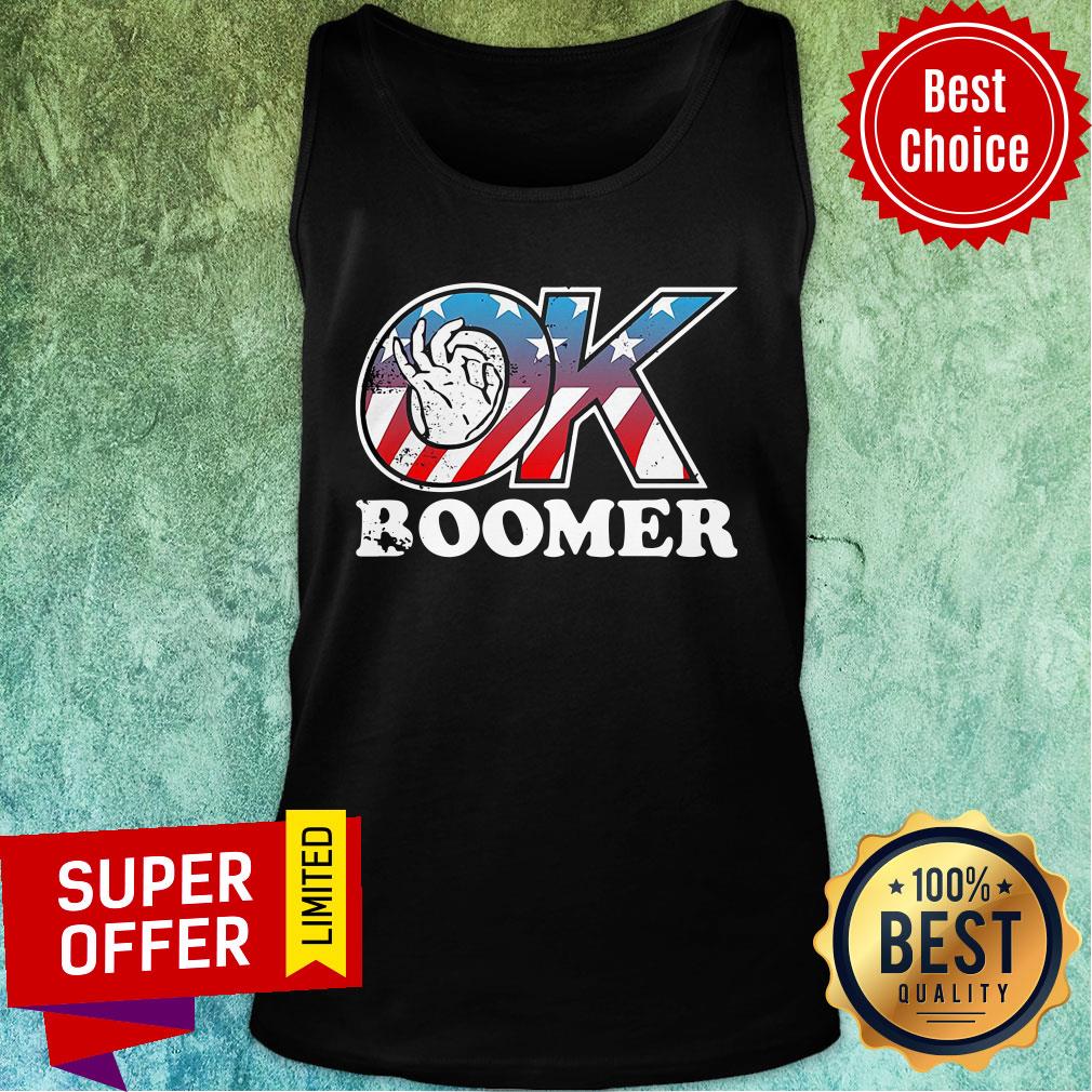 OK Boomer American Flag Shirt - Image 4