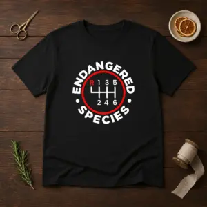 Premium Endangered Species Funny Geek Shirt
