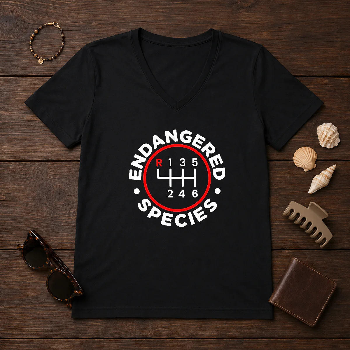 Premium Endangered Species Funny Geek Shirt - Image 2