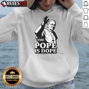 Alternative view of Awesome The Pope Is Dope Pope Leo XIV T-Shirt
