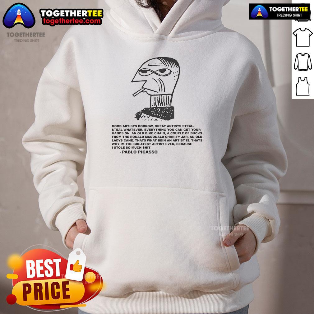 Premium Great Artists Steal Pablo Picasso T-Shirt - Image 2