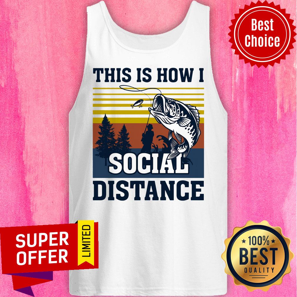 Official This Is How I Social Distance Shirt - Image 4