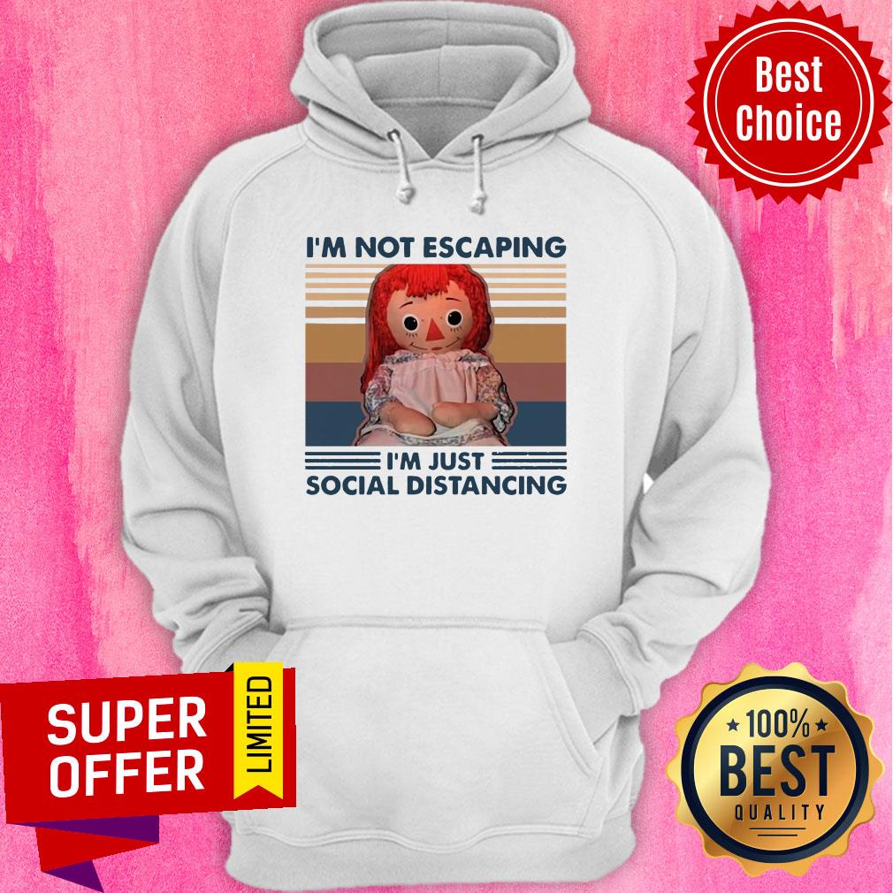 Premium I'm Not Escaping I'm Just Social Distancing Shirt - Image 3